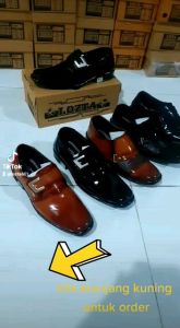 LOZTAQU - Sepatu Kerja Pria Pantopel Kulit Lozta AB Series High Quality