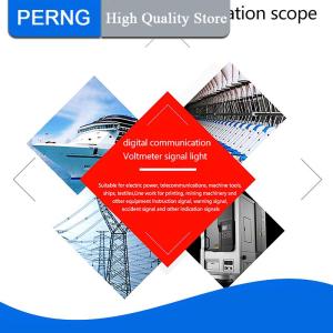 [PERNG] Tehe 22MM AD16-22DSV Mini Voltage Meter LED Digital Display Voltmeter Indicator Signal Light Pilot Lamp