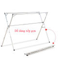 Giàn phơi đồ xếp gọn chất liệu không rỉ co giản 1,3-1,6m thế hệ mới - hàng cao cấp. 