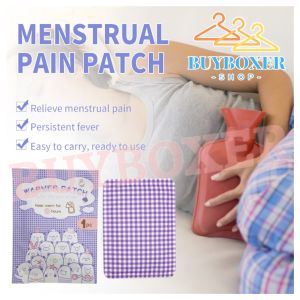 BUYBOXER 1pack Menstrual Cramp Pain Relief Heat Patch Hot Compress Body Warmer Self Heating Adhesive Pad
