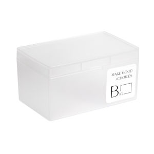 【On Sale】Plastic Storage Boxes Jewelry Earring Organizer Holder Case Transparent Storage Box