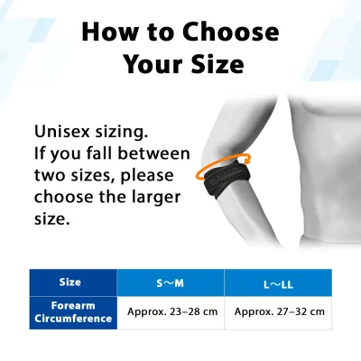 Phiten nano Metax Elbow Band Supporter Fit Type