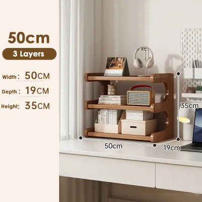 🇸🇬 Coffee Station Organizer / Teapot rack / Bamboo Mug Holder Countertop Kitchen Counter Shelf for Tea Coffee Bar Accessories Matcha Stand Cup Display Condiment Storage Rack 3 Tier Brown