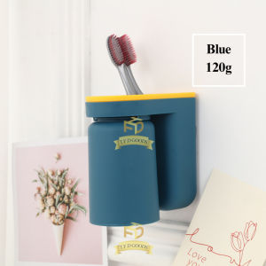 𝐒𝐩𝐞𝐜𝐢𝐚𝐥 𝐃𝐞𝐬𝐢𝐠𝐧 Multifunction Toothbrush holder Toothbrush Rack Set Toothbrush Cup Holder Toiletries Toothbrush Holder Wall Mount Drain Shelf Holder(Easy Installation)