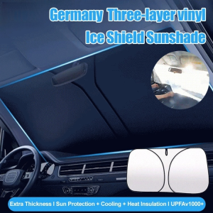 Car summer sun protection folding sunshade car sunshade insulation folding sunshade
