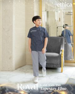 BAJU SARIMBIT COUPLE KELUARGA 2025 ETHICA ROYAL 50 TAPESTRY BLUE