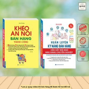 Sách - Combo 2c Khéo ăn nói bán hàng thành công & Huấn luyện kỹ năng bán hàng