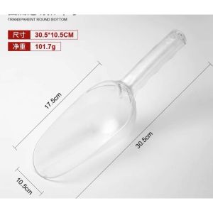 PC Plastic Ice Scooper Mini Ice Shovel Multifunction Acrylic Rice Scoop Ice Shovel Fruit Bar Scoop