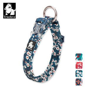 TRUELOVE Vòng Cổ Cho Chó Bằng Cotton Hình Hoa Vòng Cổ Cho Thú Cưng Có Thể Điều Chỉnh Vòng Cổ Cho Chó Con Thú Cưng Đệm Mềm Vòng Cổ Cơ Bản Cho Giống Nhỏ Vừa Lớn
