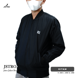 Jstro Jaket Bomber GN Black