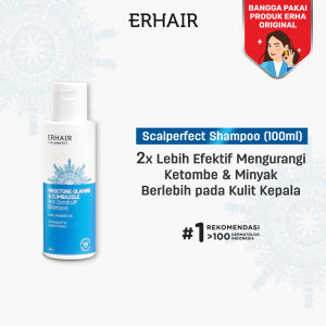 [ANTI KETOMBE] ERHAIR Scalperfect Anti Dandruff Shampoo 100ml 250ml 370ml - Sampo Anti Ketombe & Seboroik | Membersihkan Kulit Kepala Dan Rambut | Rekomendasi Ahli Dermatologi