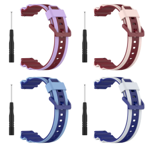 Replacement Belt Quick Release Silicone Soft Wriststrap Breathable Bracelets for Whizkid 2 Watch Straps Flexible Belt