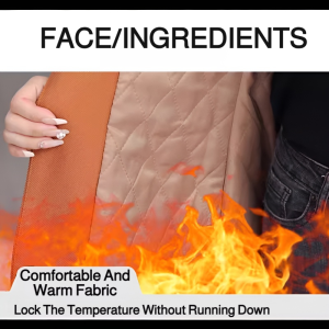 Windbreaker Belt Keep Warm Fashion Jacket Stand-up Collar Elegance Winter Slim Luxury Metal Buckle Decoration