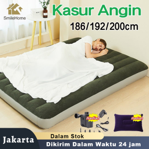 Kasur Angin Bestway 67000 67001 67002 67003 67004/Kasur Angin KING / Matras Kasur Angin Karet Sofa Bed Pompa Angin Listrik Stermay HT-195 Pompa Kasur Angin Bestway +Pompa Listrik Bestway Paket Kasur Angin Double Biru/ Paket Kasur Tiup Air Bed Double