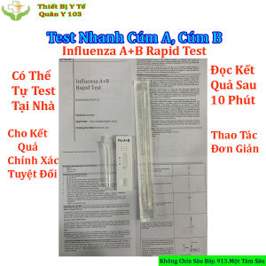 Phát Hiện Nhanh Cúm A Cúm B Influenza A/B Tại Nhà Chính Xác Tuyệt Đối