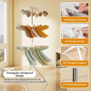 Foldable Clothes Rack Children Drying Rack Baby chothes Rack Foldable Sampayan With Sock Rack