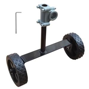 Mower Auxiliary Support Straight Wheel Mower Attachment for Lawn Trimmer Gas String Electric Brushcutter Support Wheel