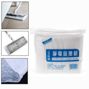 DISPOSSABLE MOPCLOTH-  100pcs/Sheet Disposable Electrostatic Dust Removal Mop Paper Home Kitchen Furniture Bathroom Tiles Cleaning Cloth Accessories