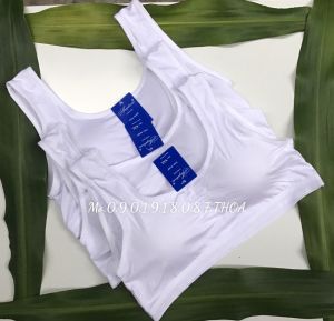 Set 3 áo Lót Lá Ba Lỗ Có Mút Chất Cotton Lụa Cao Cấp Mềm Mịn Mát Co Gian 28kg Đến 70kg MarketOnline A3LM