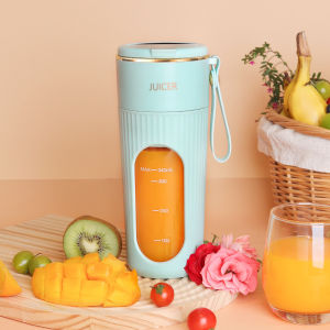 14 Blades 340ML Portable Mini Wireless Fruit Juicer Blender USB Charging 便携式水果榨汁杯usb接口电动果汁机