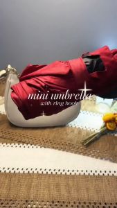 Mini Pocket umbrella Buckle Hook Folding Portable UV Protection Rain folded sun Rain Umbrella