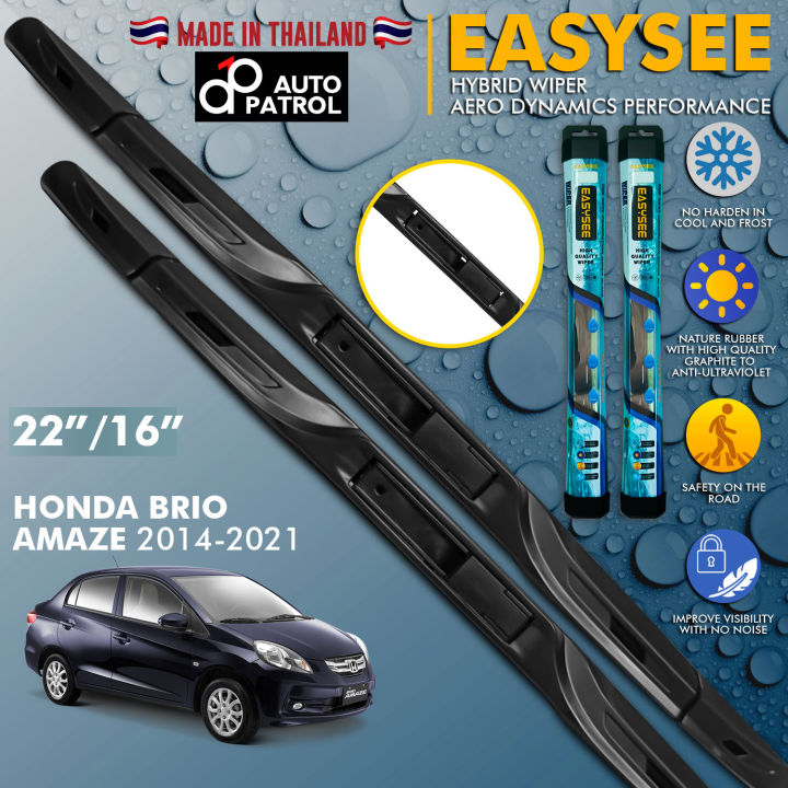 Honda Brio Amaze EasySee Hybrid Wiper Blade Set 22"/16" 20142021