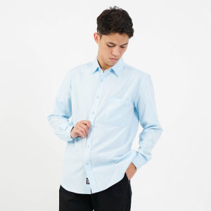 Greenlight Kemeja Basic Pria Lengan Panjang Regular Fit Linen Bou OL-C140225