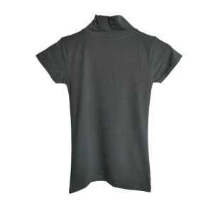 Kaos Leher Tinggi Lengan Pendek | Size S - XXL | Bahan Spandek Katun Adem dan Strich