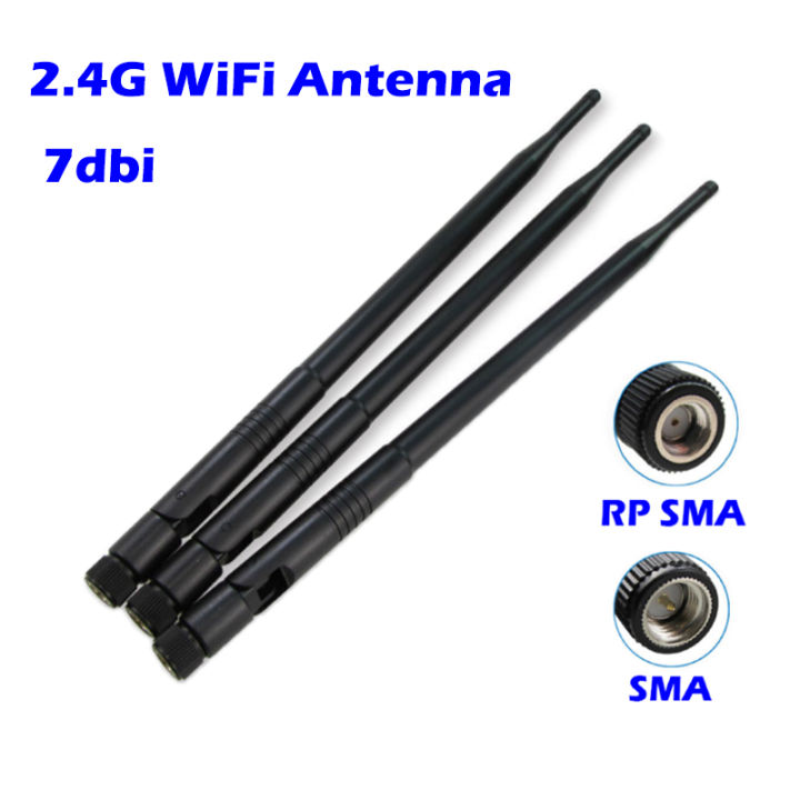 【100%-New】 Wifi Router Antenna Omni Siganl- 7dbi Gain Wireless RP-SMA ...