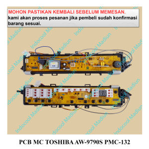 PANEL / MODUL MESIN CUCI / PCB MESIN CUCI TOSHIBA AW-9790S PMC-132