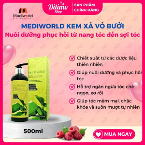 Kem xả vỏ bưởi Mediworld 500ml - Nuôi dưỡng phục hồi từ nang tóc đến sợi tóc
