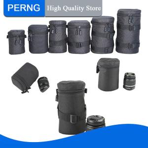 [PERNG] Tehe 1 Piece Photography Accessories Luxury Camera Lens Bag Pouch Case For Canon Lens Nikon Sony Olympus Fuji DSLR