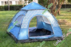 เต้นท์ เต็นท์ 2ประตู 2 หน้าต่าง กางเต้น ง่าย เต็นท์ นอนได้ 3-4 คน ผ้าใบ เกรดเอ เต๊น มี 2 ประตู 2 หน้าต่าง