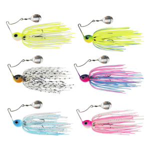 Fishing Lures Buzzbaits Spinnerbait Chatter Baits Jig Head Lures for Trout Swim Jig Lures with Hook & Skirt