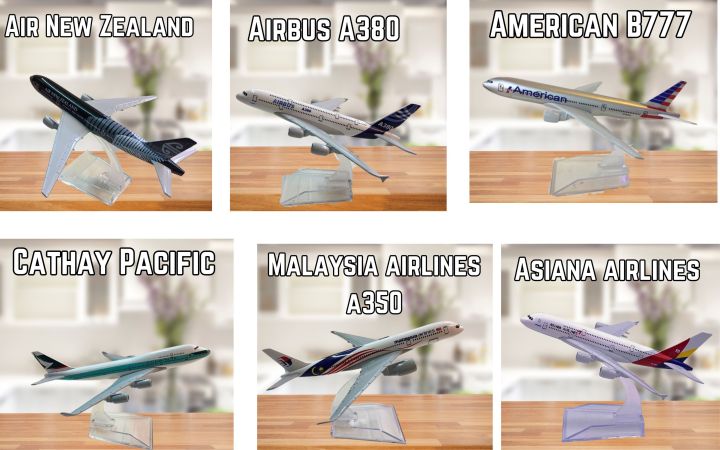 Maquette D'avion Cathay Pacific - Modèle De Collection En Métal Et Plastique - Longueur 14,2 Cm, Envergure 12,7 Cm - Idéal Décoration Bureau Ou Cadeau