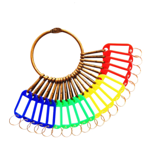 Simple Snap On Key Loop Mechanism Customizable Labels Fast Access Key Management Device For Household Office Key Organization