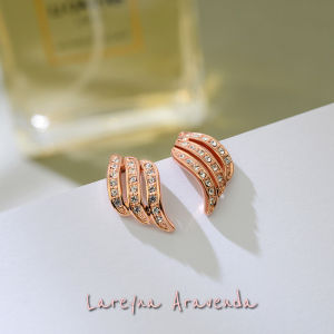 Lareyna Aravenda Anting Wanita S925 Korea Fashion Sayap Kristal Zirconia AT081