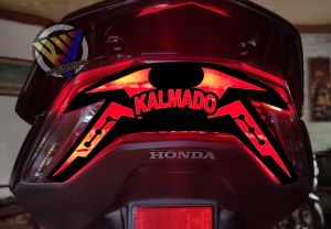 Honda PCX 160 Tail Light Decal Sticker Game Over Design