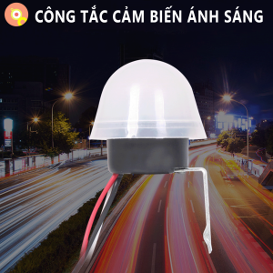 Công Tắc Cảm Biến Ánh Sáng Bật Tắt Đèn Tự Động AS20 Tiết Kiệm Điện Lắp Đặt Dễ Dàng Cảm Biến Nhạy