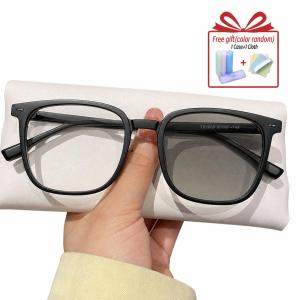 Fashion Outdoor Driving Beach Light-induced Color-changing Gradient Glasses 0-400 Graded Glasses for Nearsighted