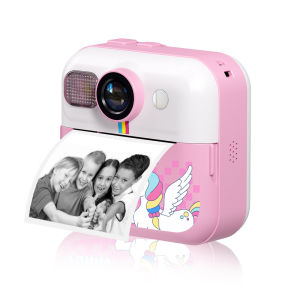 M2 / CP02 Printing Camera Kids Camera Childrens Cartoon High Definition Dual Camera Shooting Photo Video Built In Puzzle Game