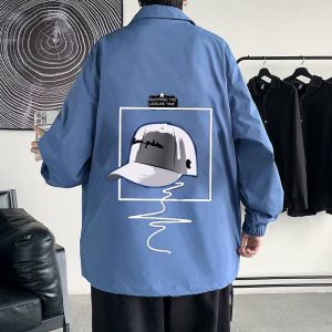 Áo khoác nam chất dù 2 lớp DOLARO cổ bẻ nút bấm họa tiết nón áo gió nữ form rộng chống nước nhẹ kèm túi trong