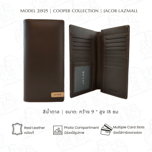 JACOB กระเป๋าสตางค์ทรงยาว รุ่น COOPER 21925