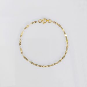 Lắc tay titan nữ khóa tròn không gỉ dây mắt xích nhỏ phản chiếu lấp lánh