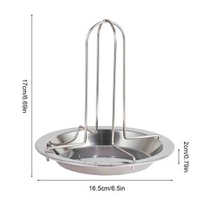 VERTICAL DUCK CHICKEN ROASTING BBQ STAND NON-STICK HOLDER BOWL GRILL RACK STAND BARBECUE ACCESSORIES TOOLS