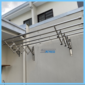 4 Pole Premium Sampayan Xpress® Space Saver Stainless Steel Sampayan Laundry Drying Rack