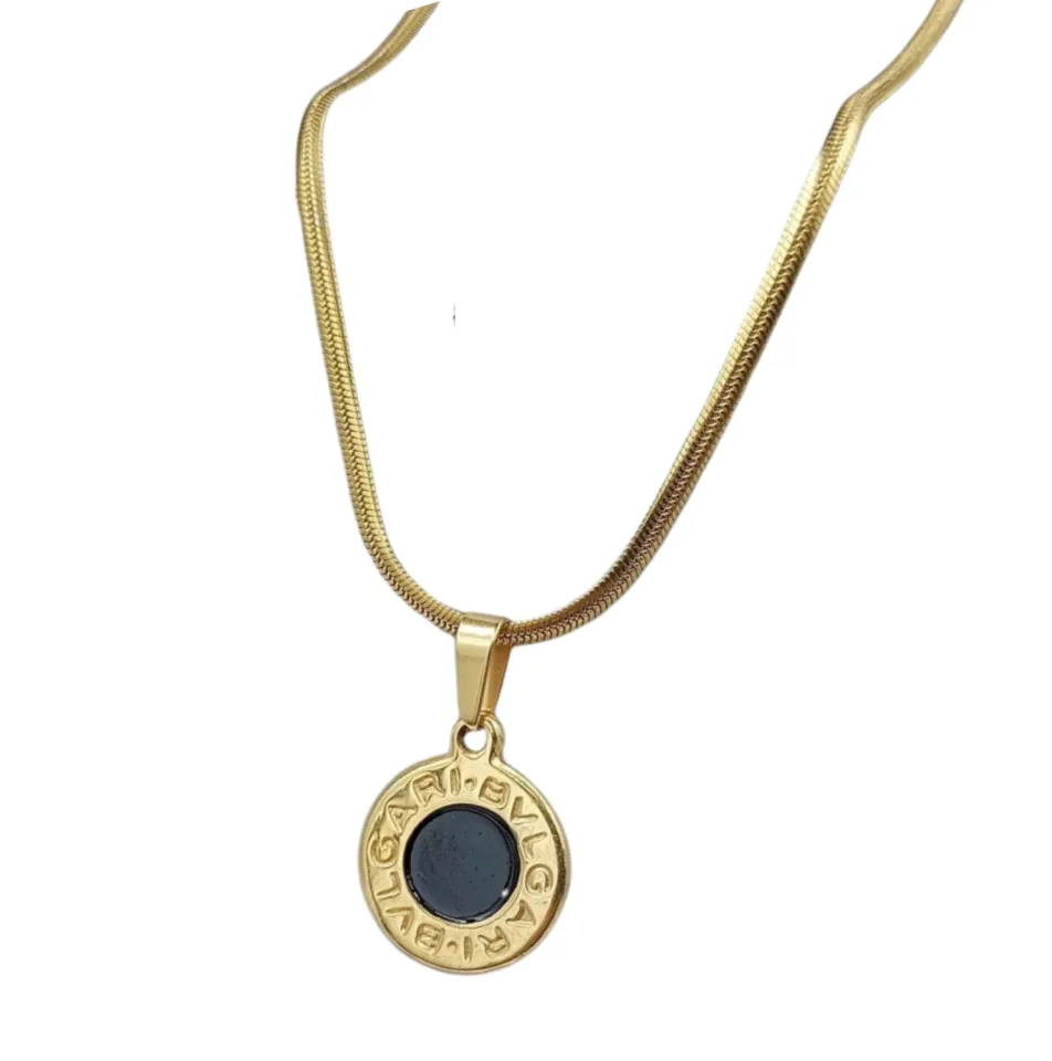 Bvlgari round online necklace