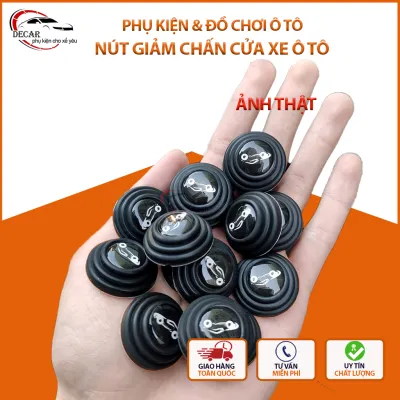 [ẢNH THẬT] Bộ 16 nút giảm chấn cửa ô tô đệm cao su giảm lực đóng cửa oto đệm núm giảm chấn chống ồn bảo vệ cánh cửa xe hơi cốp xe capo xe