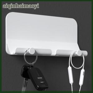 aiqinhaimaoyi Wall Mount Charger Hook Extended Version Dual Hooks Tablet Phone Charging Bracket Hands Free Wall Mount Phone Holder For Bedroom Living Room Kitchen Compatible With All Phone Or Mini ipad