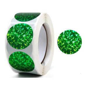 50 Pcs Round Sticker Reward Sticker Sparkly Sticker Decorative Label Sticker Colorful Sticker Scrapbook Sticker